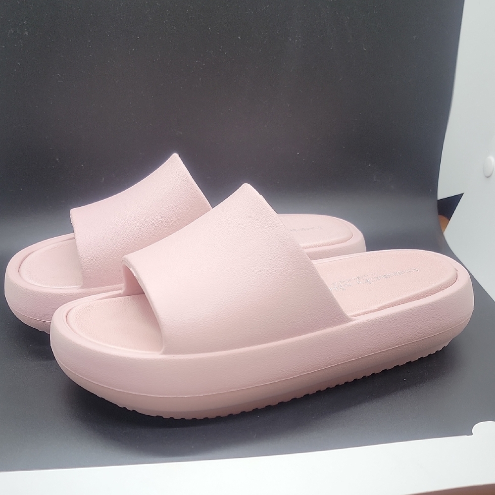 Elegant Pink Women's Slide Sandals